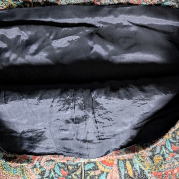 😃Carven A-line mini lined skirt sz L - Picture 4 of 6